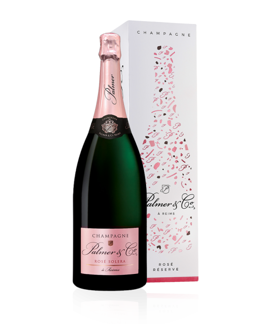 Champagne Rosé Solera Magnum en étui