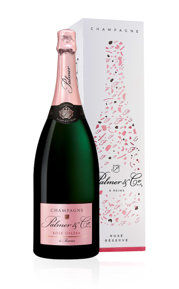 Champagne Rosé Solera Magnum en étui