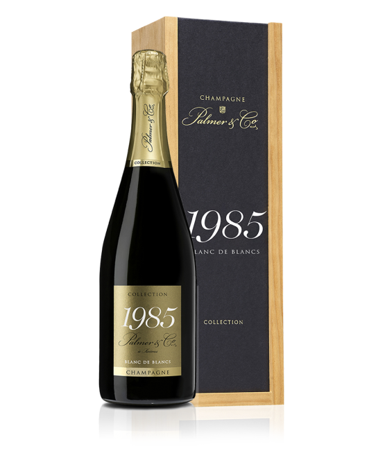  Champagne Vintage Blanc de Blancs 1985 en coffret 
