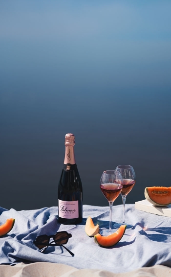 Champagne Rosé Solera - Mise en situation