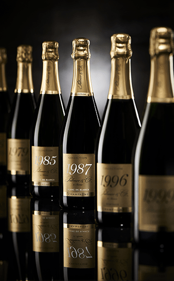 Champagne Vintage Blanc de Blancs 1987 en coffret - Mise en situation