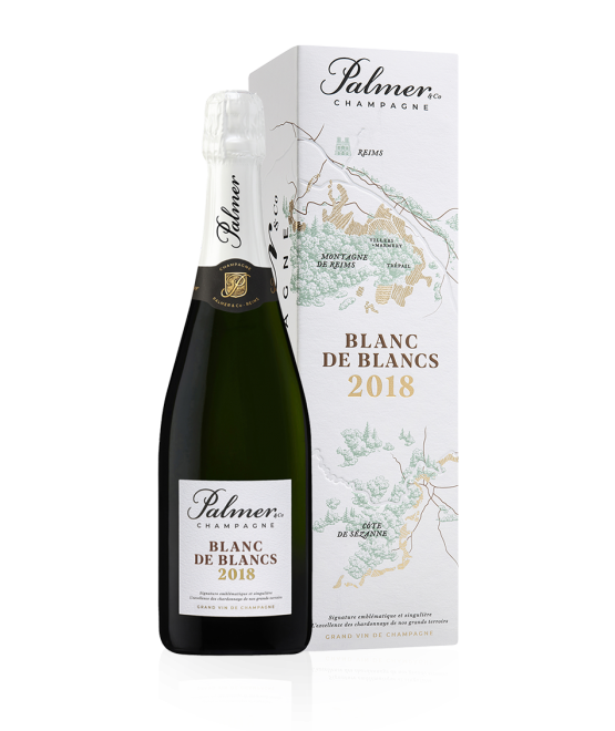 Champagne Blanc de Blancs en étui